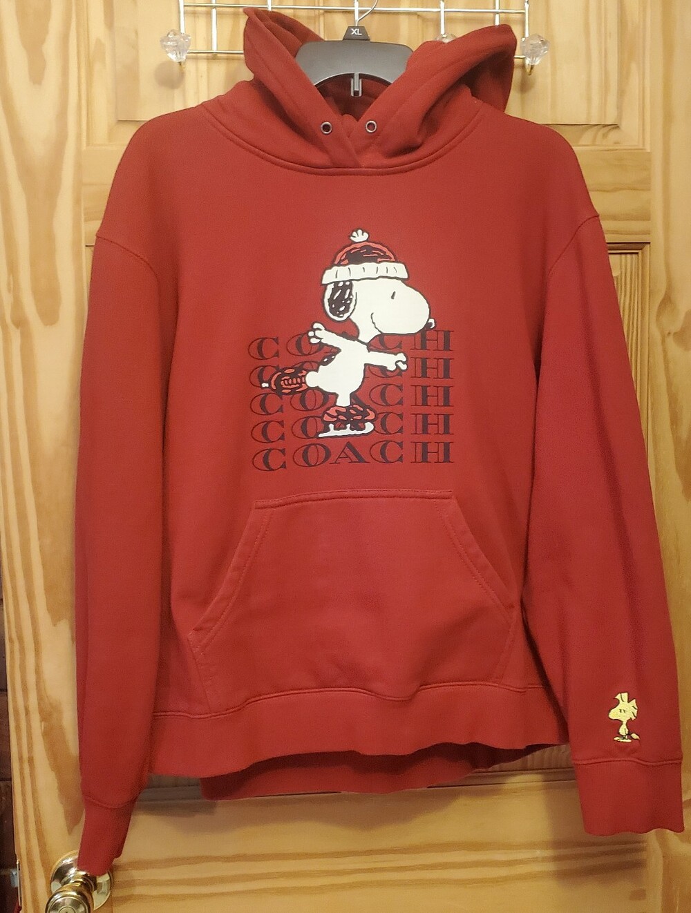 Coach Peanuts Snoopy Woodstock Hoodie Sweatshirt Large